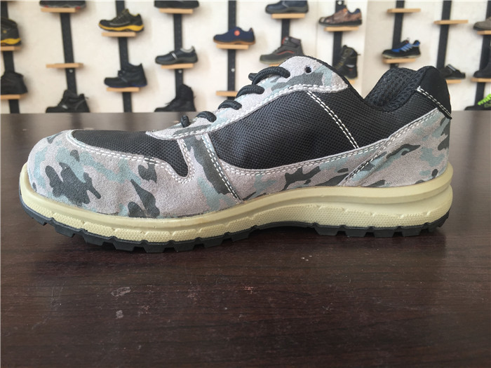 Electrical Protection Steel Toe Work Shoes Comfortable Insole With Waterproof Tongue
