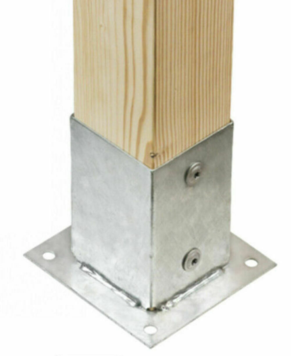 Sample Offered Oem Odm Metal Post Base Pergola Corner Bracket for 4x4 Wood Posts