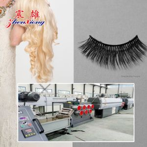 False Eyelashes Plastic Wire Making Machine with Variable Frequency Speed