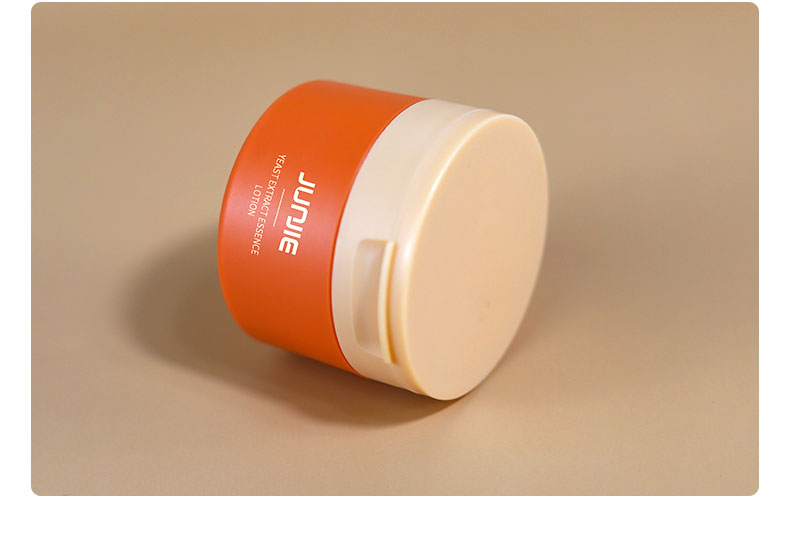 100G Round Flip Top Cap Plastic Bottle Top Lids Cream Jar Custom Logo Cosmetic Jar for Customized Logo Printing