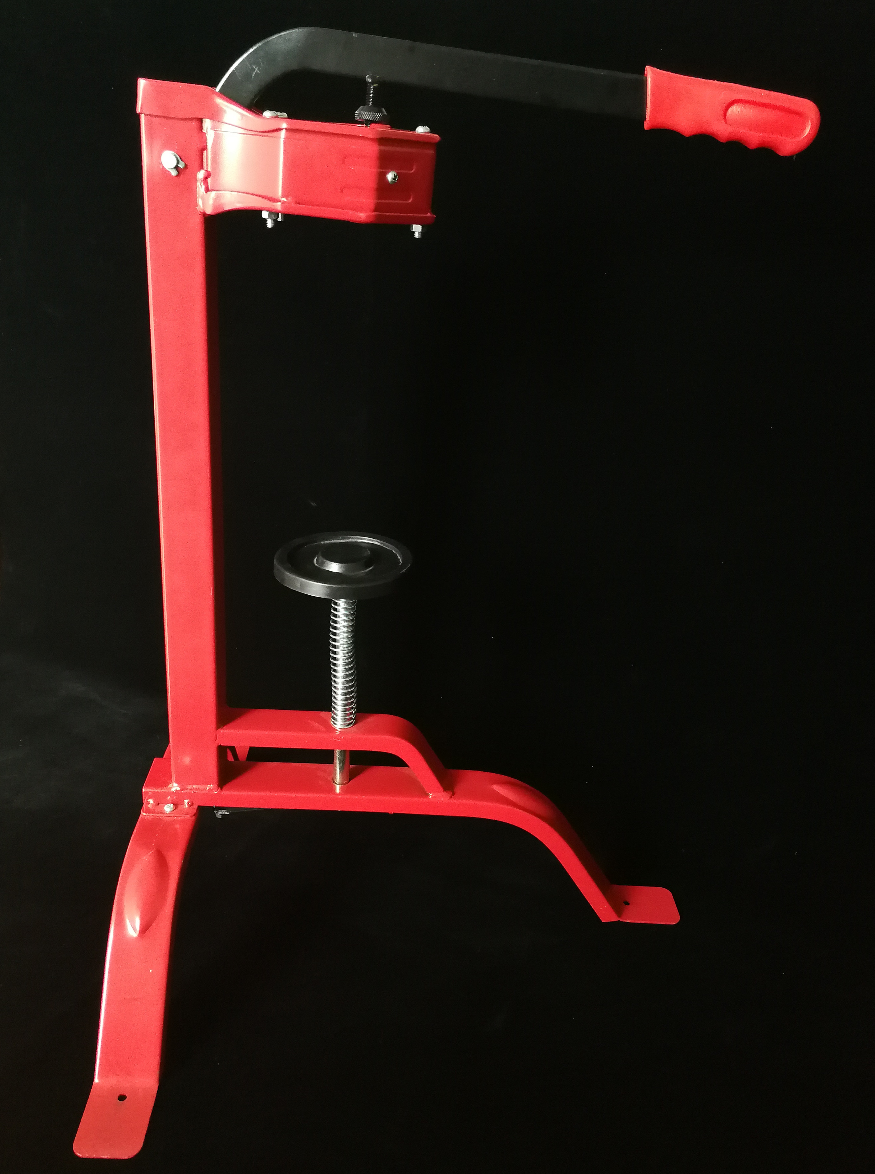 Red Homemade Wine Bottle Corker , 4.5kg Stand Up Wine Corker Odm Service