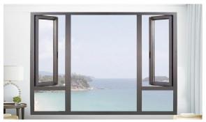 Quality Thermal Break Aluminum Casement Windows , Anodized Wooden Double Glazed Windows for sale