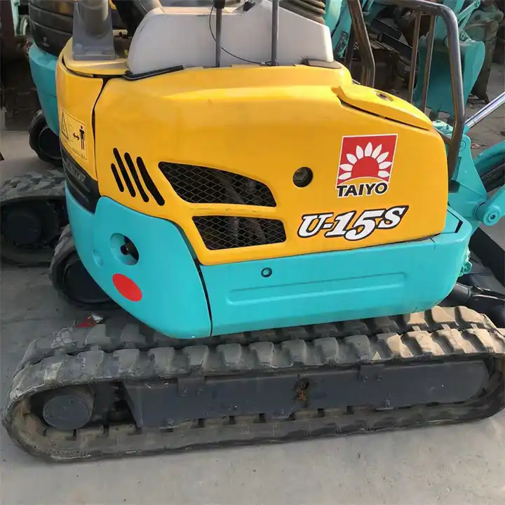 Wonderful Performance 9.6KW Used Kubota U-15 Mini Crawler Excavator with Rubber Track