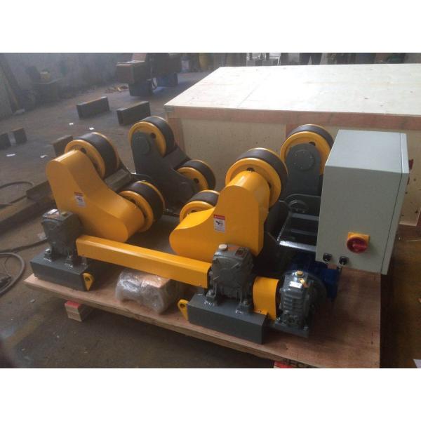 Self Aligning Pipe Welding Rollers With Delta Inverter Control Linear Speed From 100 to 1000 mm/min