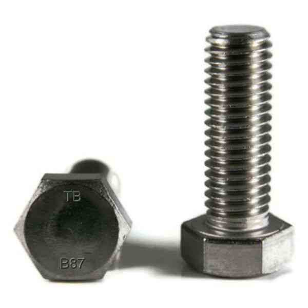 ASTM A193 B7 4140 Alloy Steel Heavy Hex Cap Screws Hex Head Bolts 1/2″ - 1″