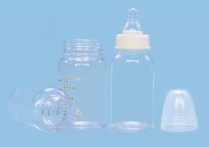 Quality Dishwasher Safe Milk Harmless Borosilicate Glass Baby Bottle for sale