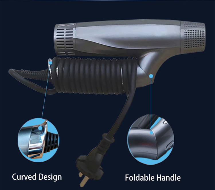 Electric Collapsible Plasma Hair Dryer For Hotel Household Travel