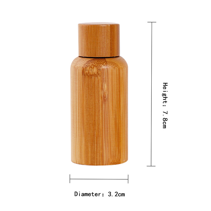 Eco Friendly Custom Bamboo Wooden Cream Jar For Cosmetic Packaging