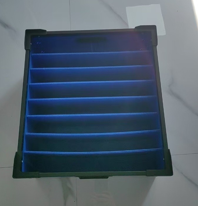 Plastic Turnover Box PP Corrugated Sheet Hollow Board Crates For Partition