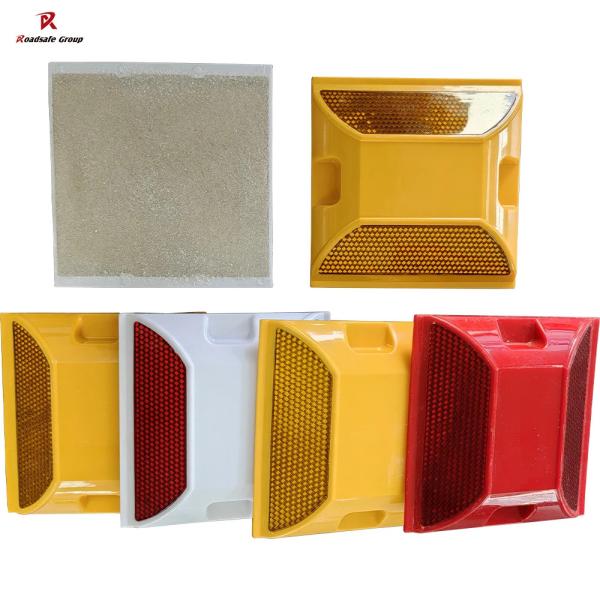 ABS Plastic Reflective Road Stud with Double Reflector Traffic Safety Road Marker for Highway