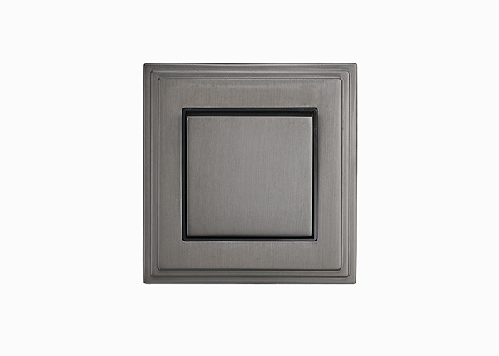 Modern Brass Switches And Sockets 86mm 90mm Easy Installation