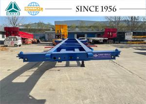 China 3 Axle Skeletal Trailer Container Chassis Trailer With Container Locks on sale
