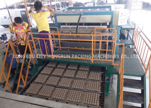 Buy Energy Saving Automatic Egg Tray Forming Machine / Pulp Tray Making Machine at wholesale prices