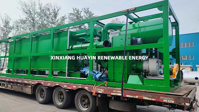 4Ton Containerzied Mini Waste Plastic Pyrolysis Plant To Fuel Oil