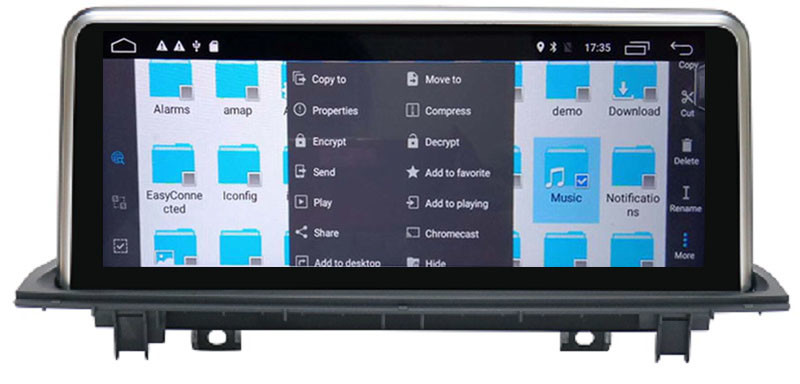 Ouchuangbo GPS navigation audio radio for X1 F48 (2016-2017) support BT MP3 mirror link android 8.1 OS 4+64