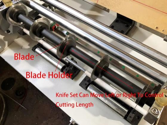 Semi Auto Kraft Paper Core PVC Cardboard Core Tube Cutting Machine