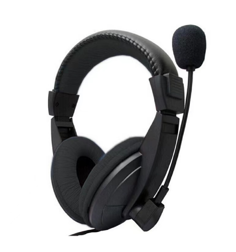 Noise Cancelling Headset With Dual Connection Modes Simple Controls For Office Gaming