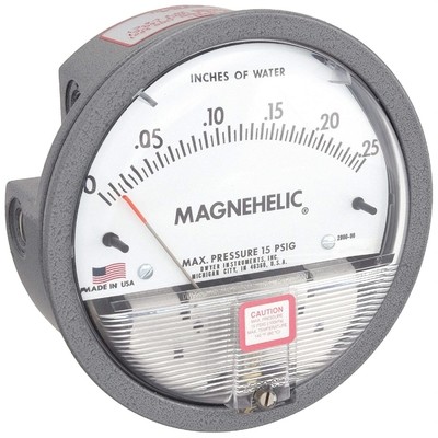 Dwyer Series-2000 Magnehelic 2010 Differential Pressure Gauge