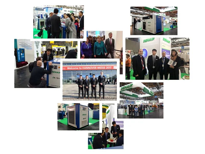 High Technology AC Variable Speed Driven Direct Screw Air Compressor With CE