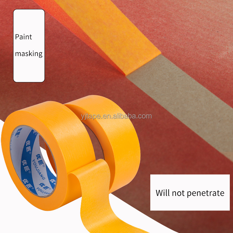 YOUJIANG Automotive Masking Tape For Painting And Aluminum Boat With Rubber Adhesive