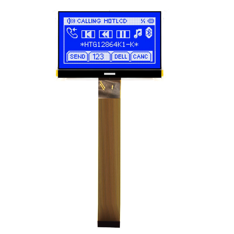 128X64 LCD COG Display , Positive Gray Reflective LCD Screen HTG12864K1-K