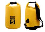 5l Sturdy Watertight Dry Storage Bags 0.5mm Thickness With Adjustable Strap