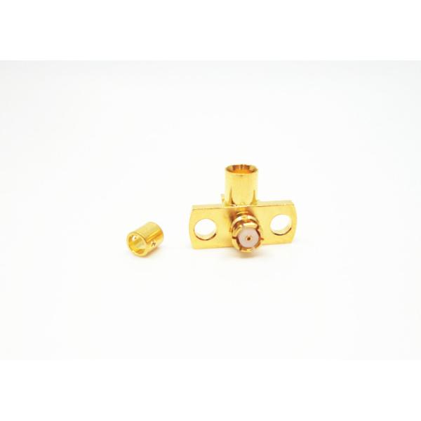 SMP RF Female Right Angle Coax Connector Compact Size