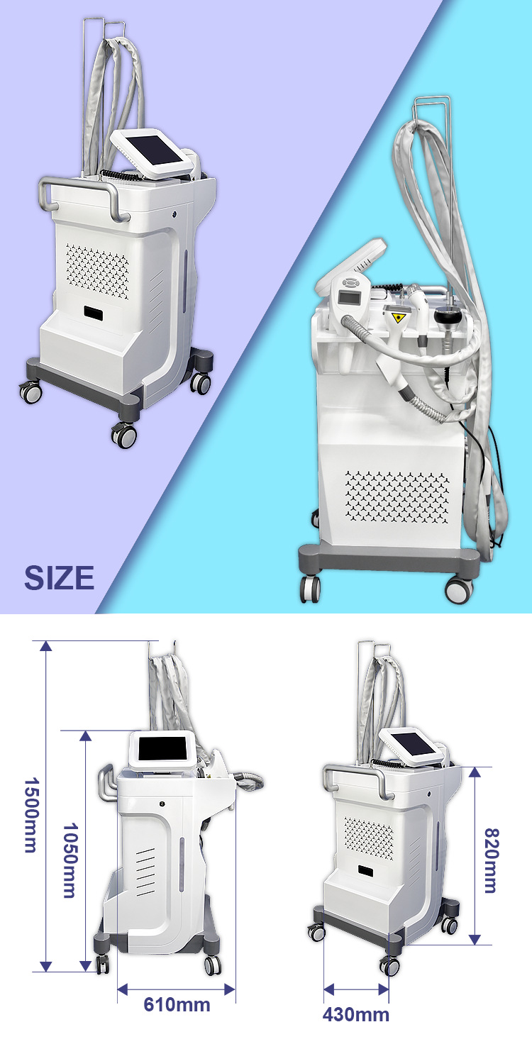 80K Non Invasive Body Contouring Machine RF Vacuum Roller Cellulite Removal Device