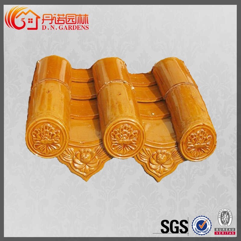 Japanese garden gate ceramic roof tiles