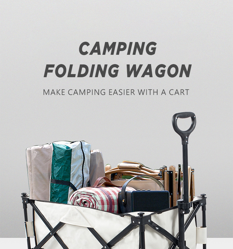 Collapsible wagon fully extended