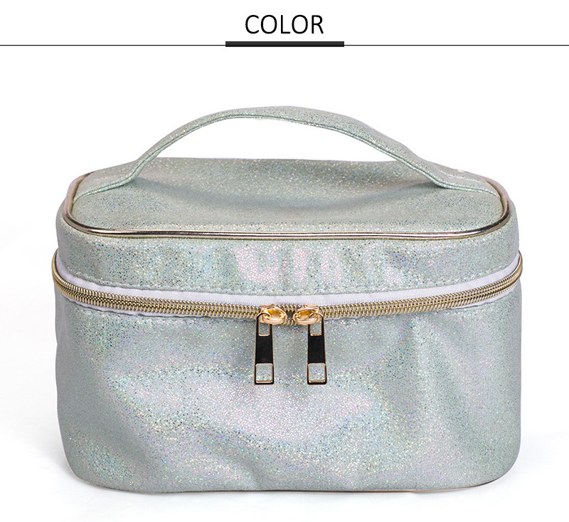 Travel Makeup Bag Organizer Beauty Packaging Vanity Leather Wash Bag Set