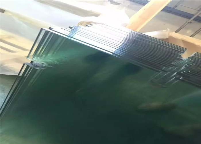 Thickness 10mm 12mm Tempered Glass / Toughened Laminated Glass For Construction