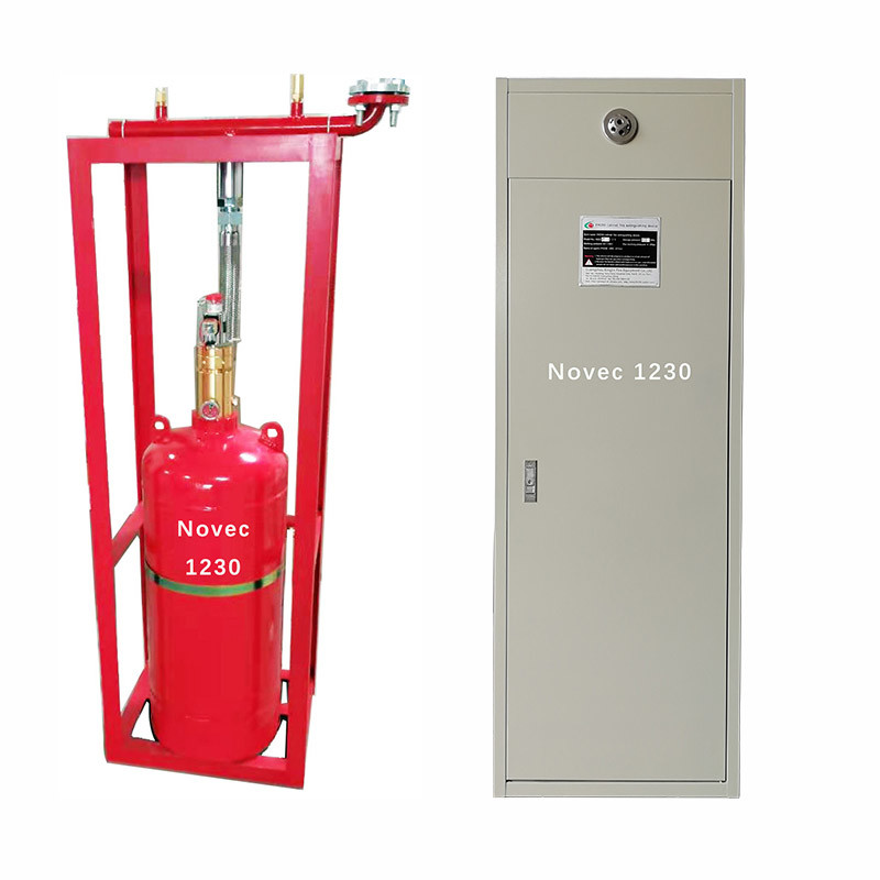 70L Fire Extinguisher Equipment NOVEC1230 Fire Suppression System Certifications GSG TUV I S O 9 0 0 1