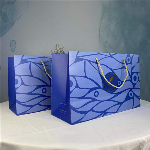 Durable Recycled White Card Custom Printed Paper Bags
