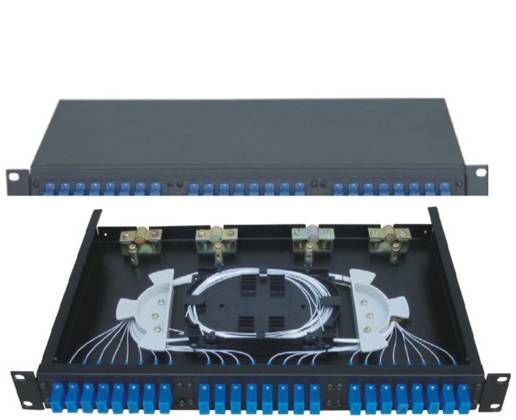 Singlemode Fiber Optic Terminal Box 1U Slidable Type Long Lifespan