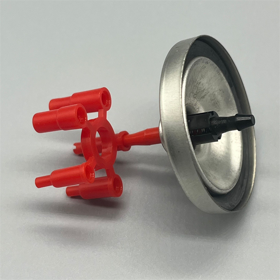Red - Adapted Lighter Gas Valve for Industrial Ignition - Heavy - Duty