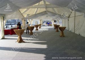 Quality High Peak Lining Style Aluminum Frame Water Resistant Tent Structure For Wedding Receptions for sale