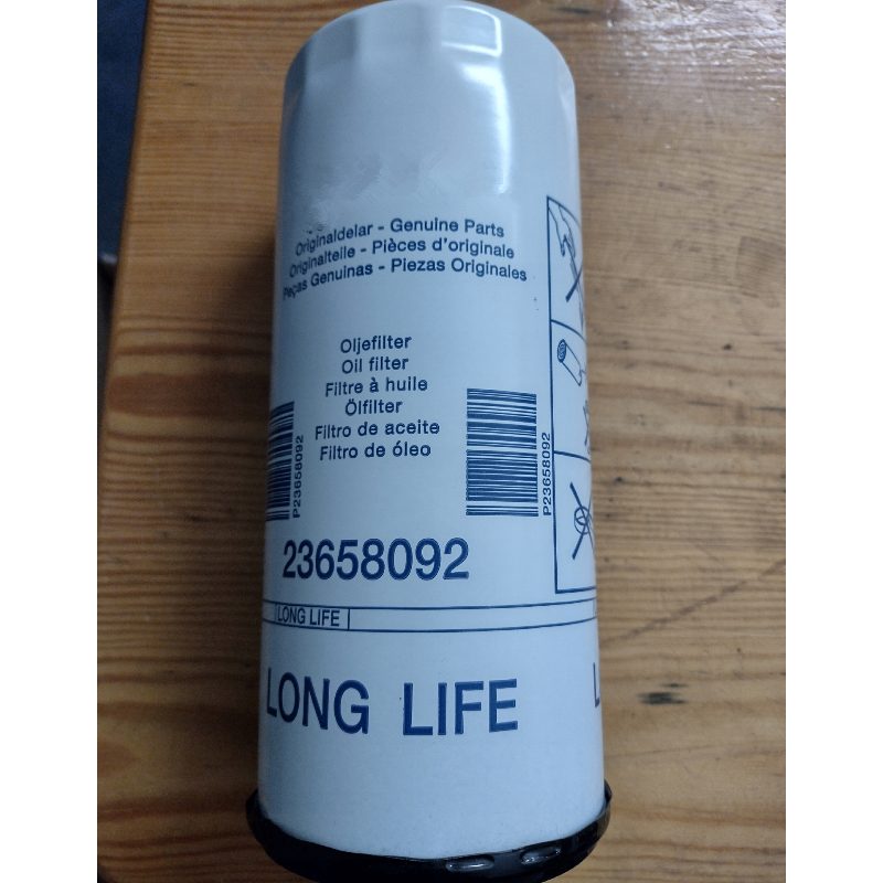 Auto accessories oil filter 23658092 engine oil filter 23658092