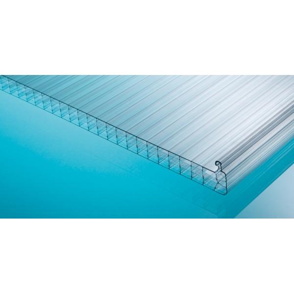 U lock hollow pc sheet,locking structure multi wall sheet,U lock polycarbonate sheet,locking pc sheet for building cover