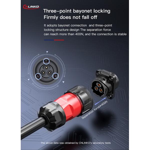 Cnlinko Connector 2 Pin Connector IP68 DC Plug 24V Led 2 Pin Waterproof Connector Plug Cable Socket