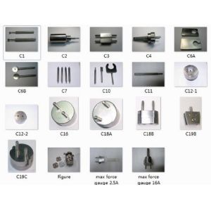 CEE7 Plug Socket Tester Plug And Socket Gauge Calibration Certificate