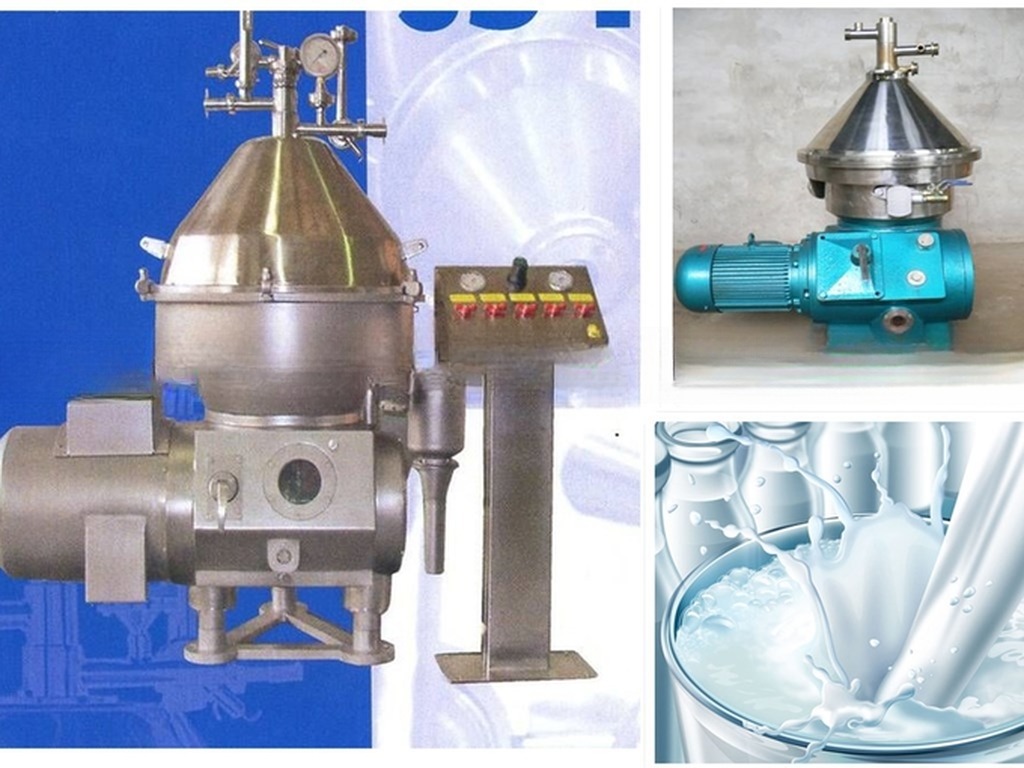 2200*1350*1150mm 2000L/H Centrifugal Milk Cream Separator Dairy Farm Customised Voltage