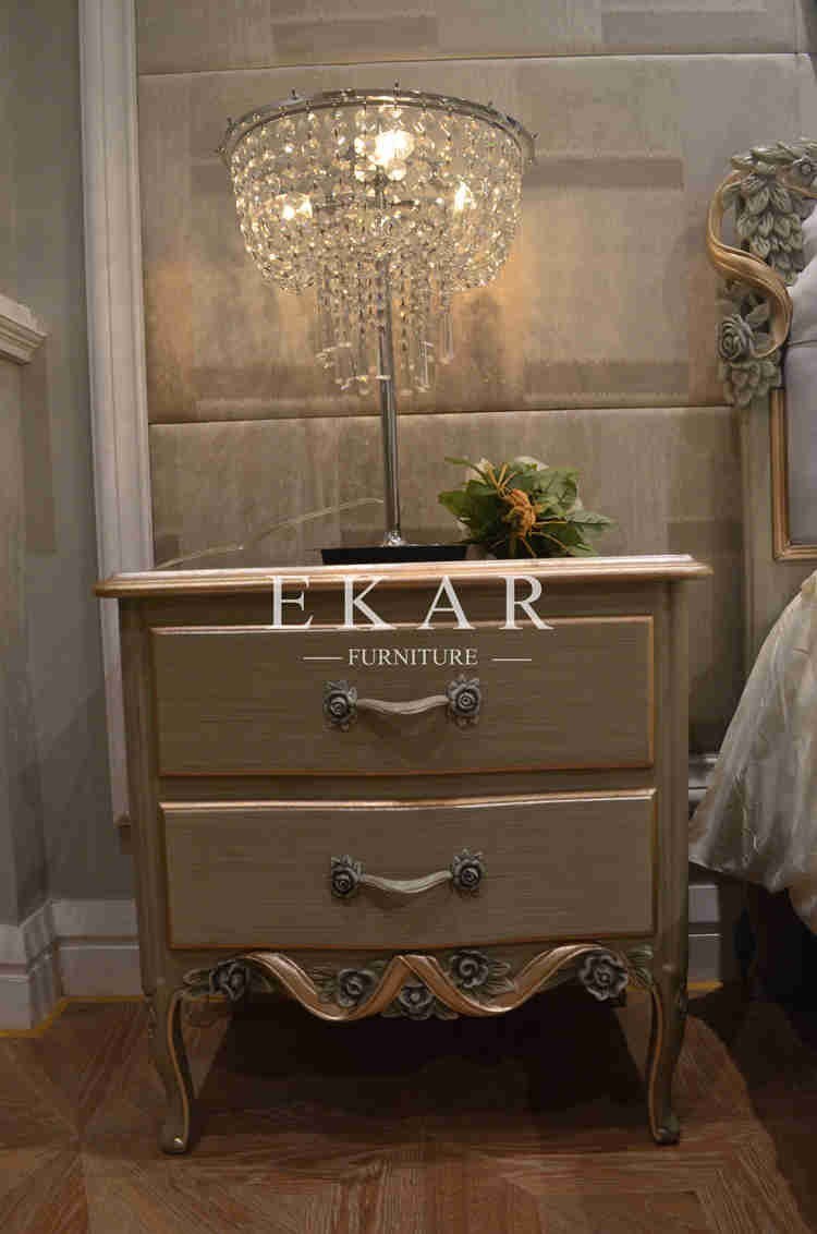 Hot Sale Luxury Furniture Antique Armed Bed Stool TE-010