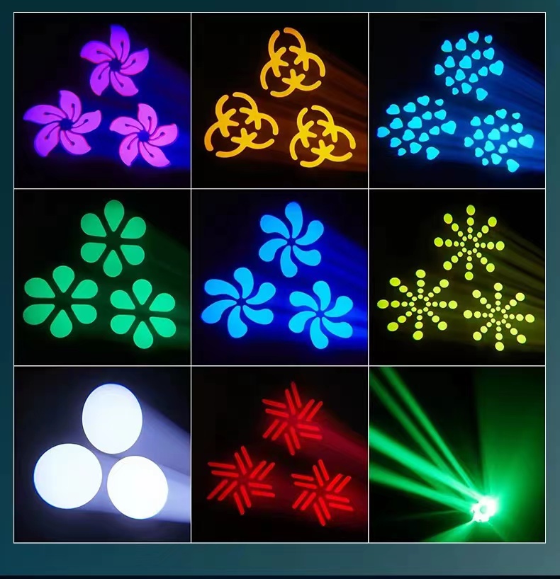 Rgbw 8 Colors Beam Moving Head Lights Dmx Control 4 KG 150W For Dj Party