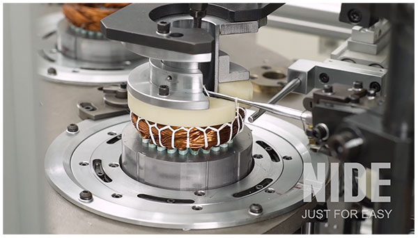 4 Stations Coil Lacer Machine Production Assembly Line 380V Voltage For Household Appliance