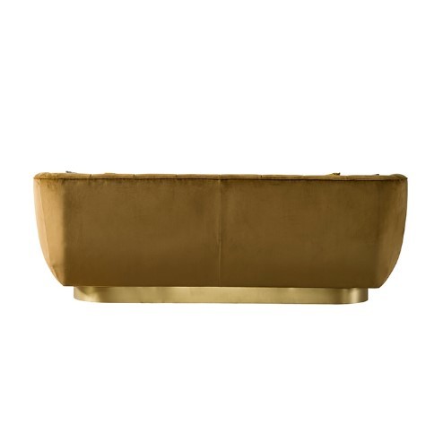 W 210cm Gold Base Comfortable Living Room Sofa