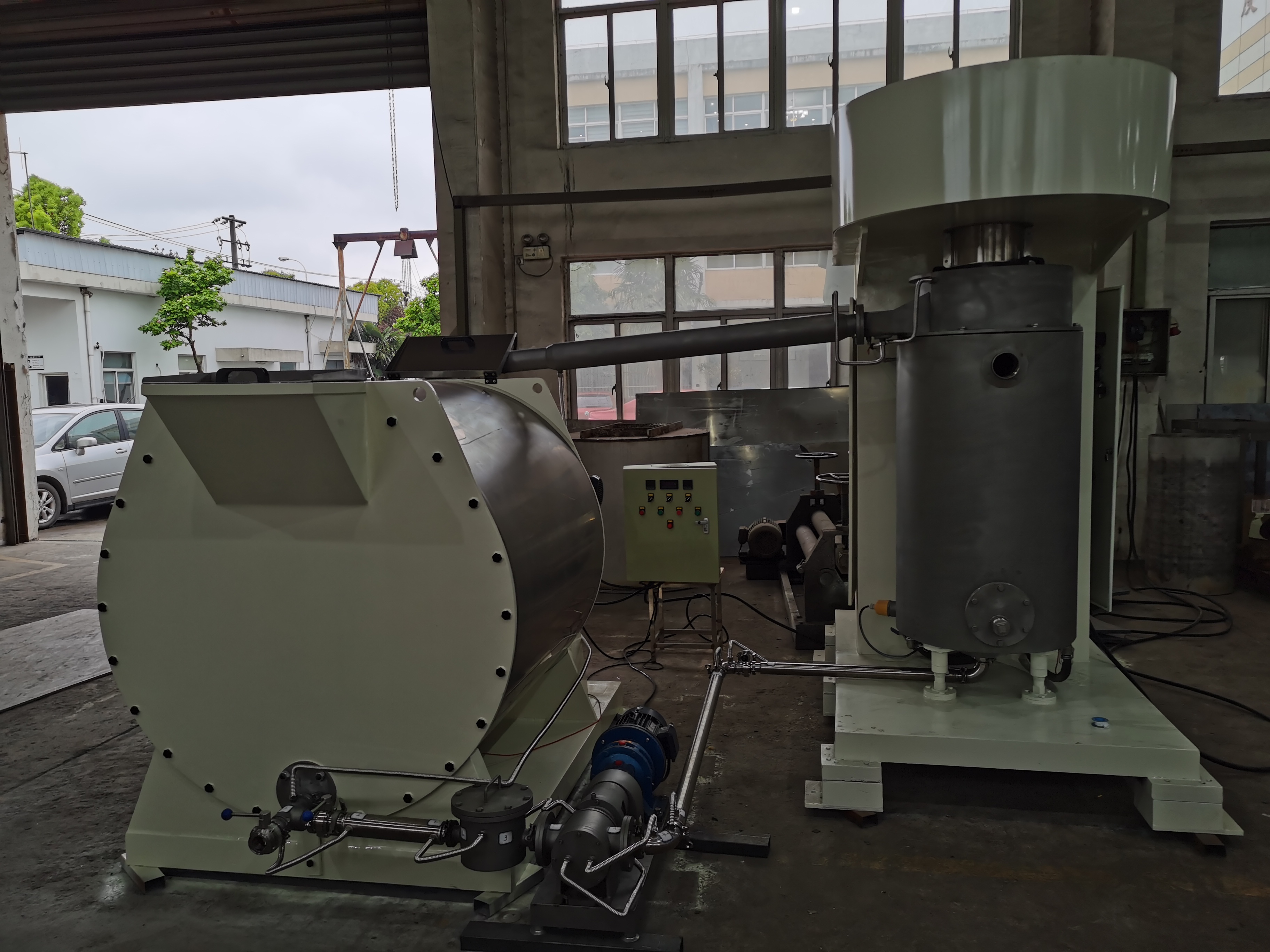 500L Tilting Chocolate Refiner Grinder Chocolate Making Machine Vertical Chocolate Ball Mill