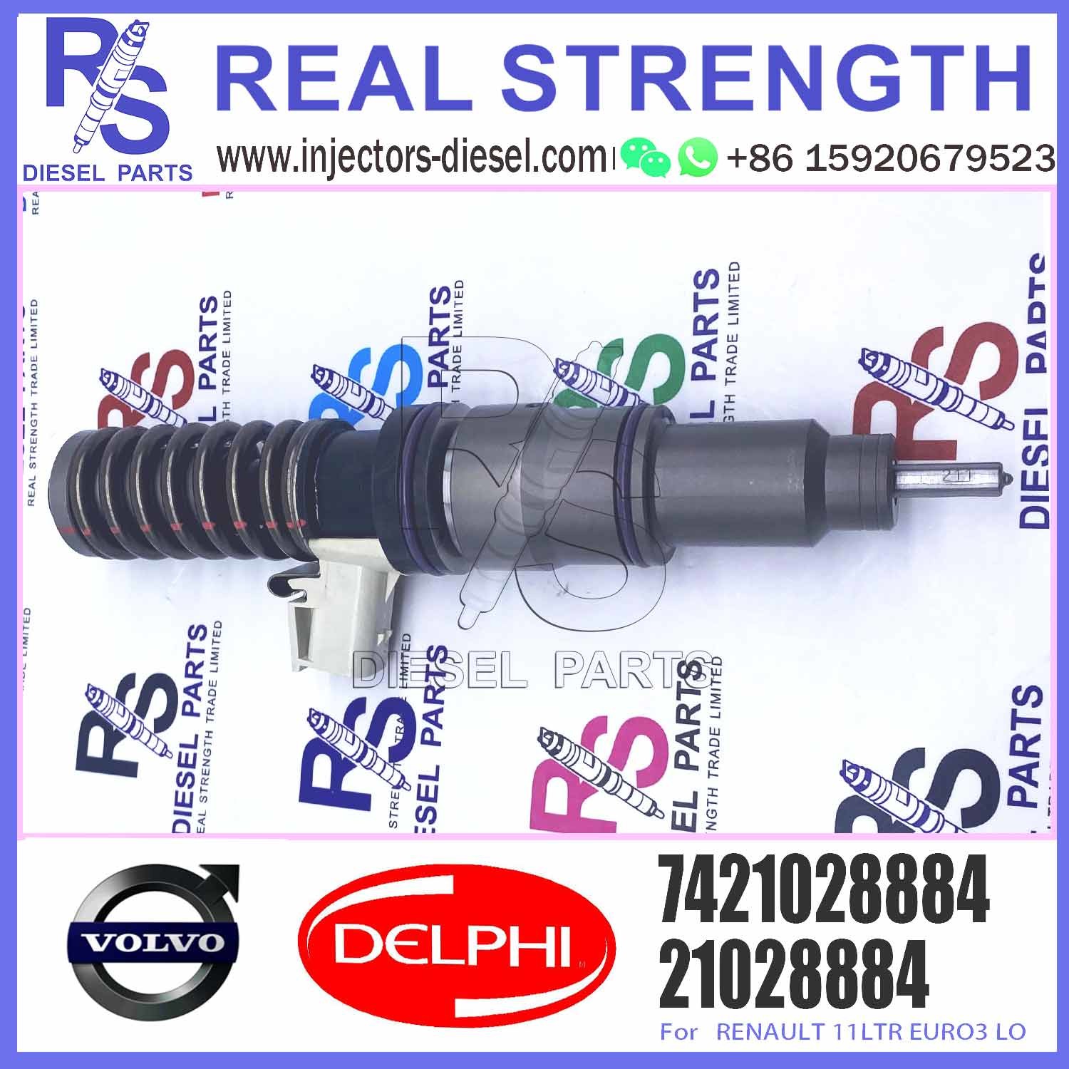 Common Rail Diesel Fuel Injector 21028884 BEBE4D20001 7421028884 for Engine Parts