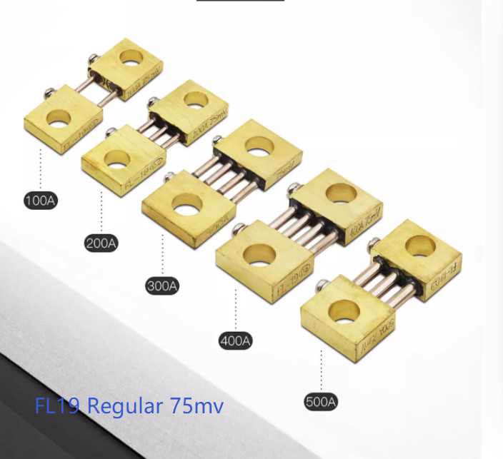 FL-19 75MV 100A 150A 200A 300A 400A 500A 600A 750A 1000A 1500A Flat plate shunt DC shunt for welding machine