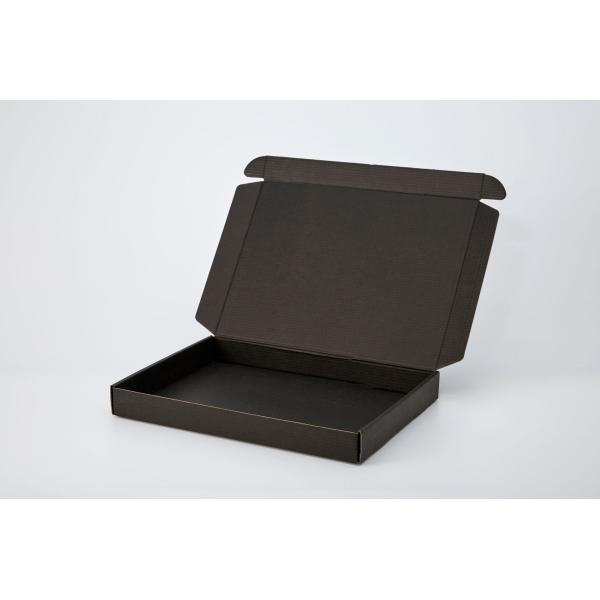 Black Shipping Corrugated Cardboard Shipping Box Foldable Paper Printing